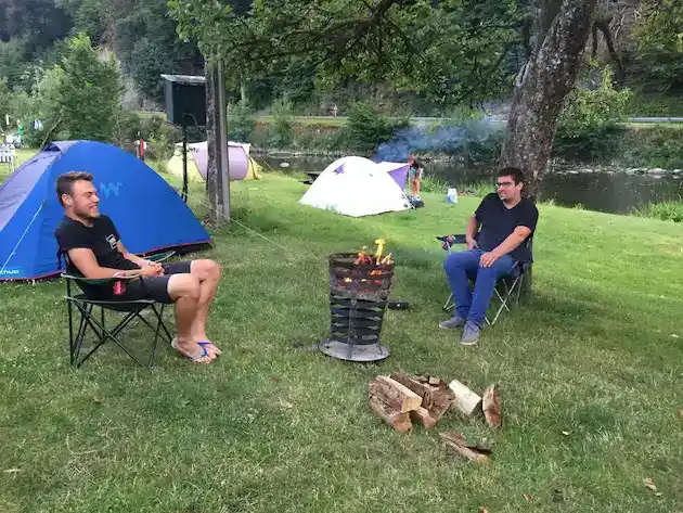 Kajakroutenkarte auf der Semois