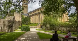 Architektonisches Detail der Abtei