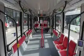 Inside the historic tramway