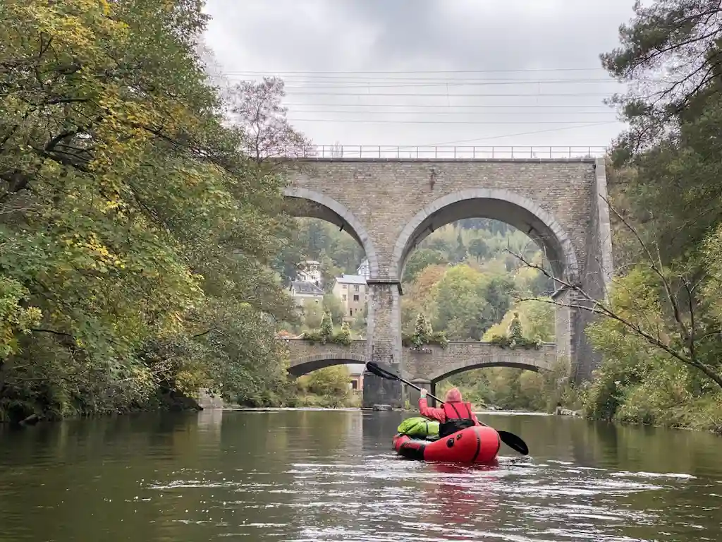 Kayak Amblève — Coo — Parcours Initiation