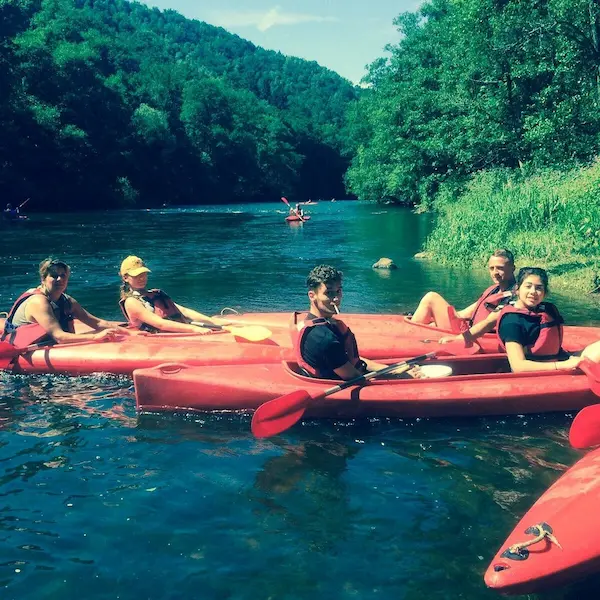 Kayak Amblève — Formule Groupe & Séminaire