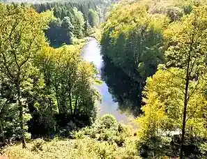 Semois flood – red flood hazard zone campsite