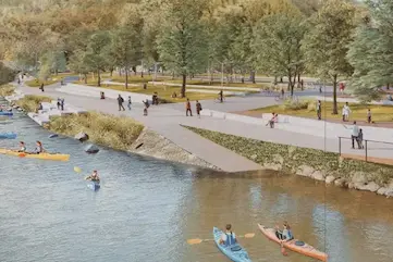 Stadtsanierung von Barvaux – Entsiegelung und qualitativer Tourismus