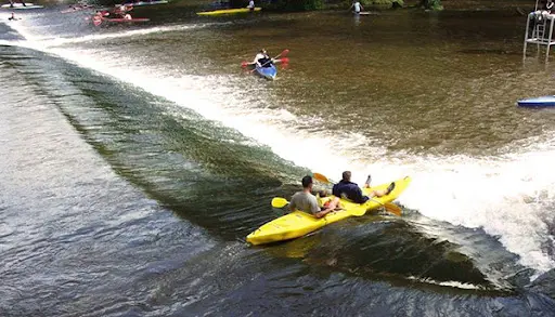 Descente kayak sur la Lesse &mdash; parcours Belvaux Anseremme 22 km
