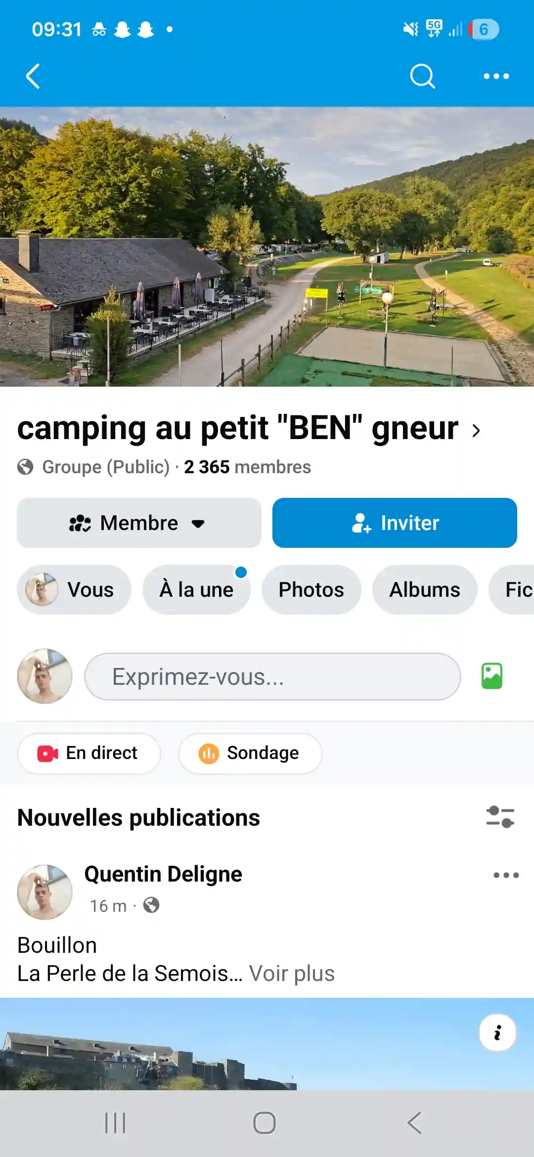 Paden camping Poupehan – achteraanzicht Belgische Ardennen