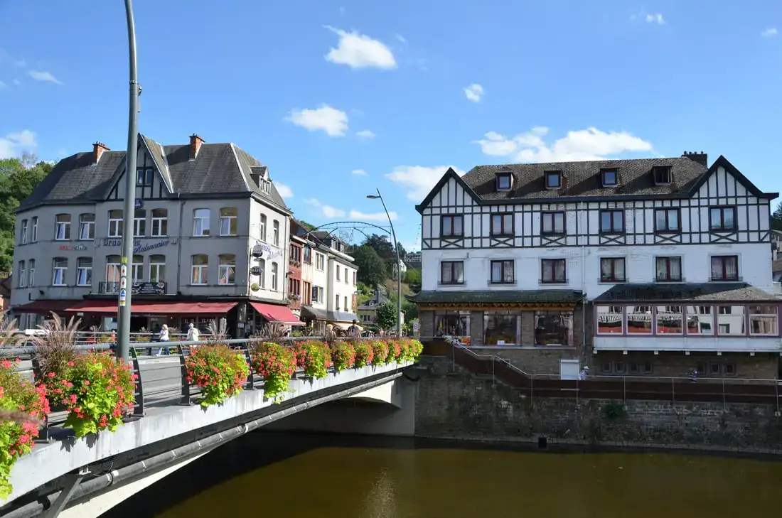 Cerfs dans le Parc à Gibier de La Roche-en-Ardenne