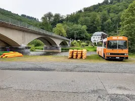 Vue panoramique sur la rivière
