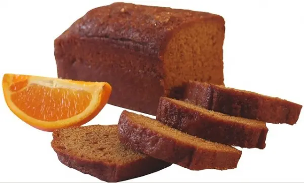 Pain d'épices ardennais tranché avec miel