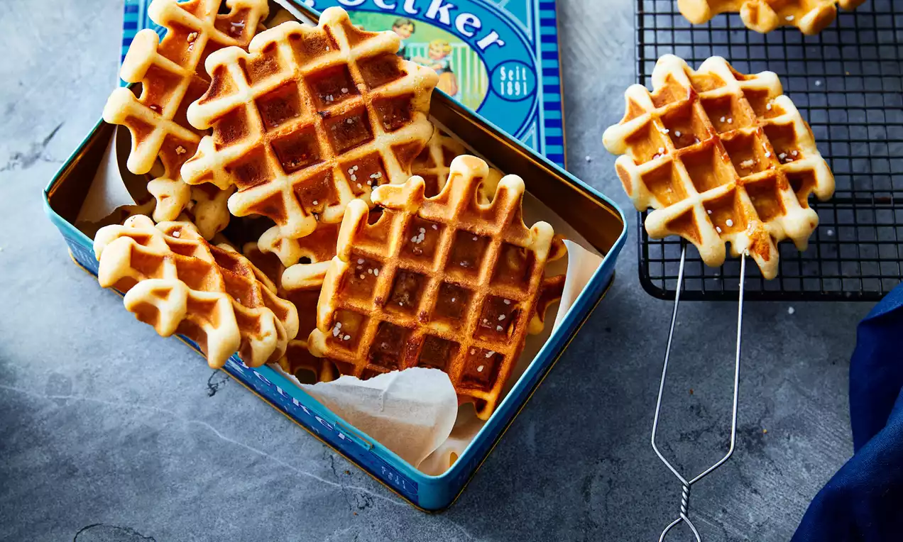 Gaufre de Liège aux perles de sucre caramélisées
