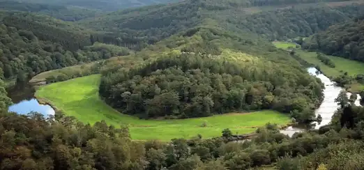 la vallee de la semois dans les Ardennes