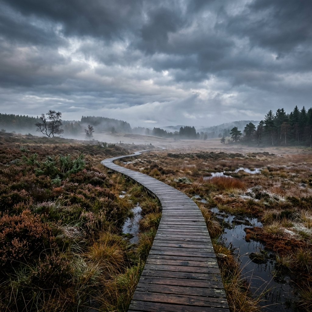 Les vastes étendues des tourbières des Hautes Fagnes, bassin filtrant naturel de l'eau de Spa