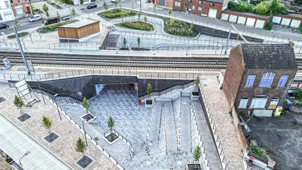 Zonsondergang boven de meander