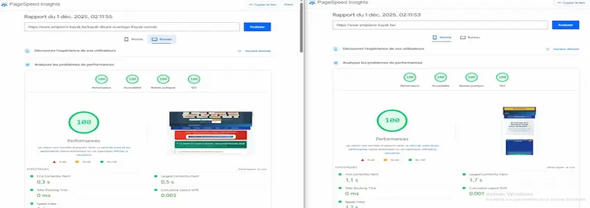 Technische uitmuntendheid google speed insight top 0,1% van de best geoptimaliseerde sites ter wereld